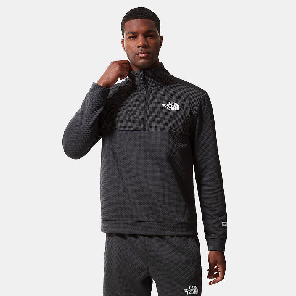 The North Face Mountain Athletics Quarter-Zip Ανδρικα Μπουφάν Fleece - Γκρι (BPSL10928)
